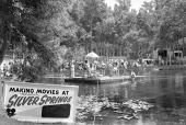 U.S. Navy Underwater Photography Team making a training film at Silver Springs.