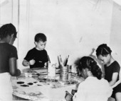 Art class at the Fine Arts Conservatory.