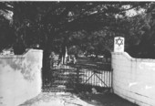 Entrance to a Jewish cemetery - Ocala, Florida.
