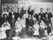 Schwartz family while still in Bessarabia, Russia