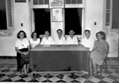 Directors of the youth committee of the Jewish Center - Marianao, Cuba
