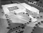 Architectural plan for the Synagogue Temple Beth El - Hollywood, Florida