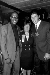 Mayor and athletes at a Boys and Girls club fund-raising event - Hollywood, Florida