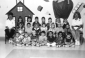 Teachers and preschool class - Davie, Florida.