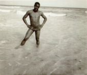 Carver-Hill high school student in the water at the John C. Beasley State Park in Fort Walton Beach.