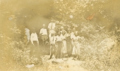 Benson Springs Junior High School students on a field trip in Gainesville.