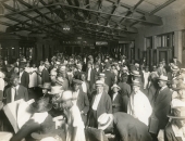 Union Terminal railroad depot concourse in Jacksonville.