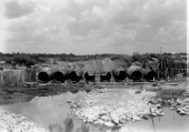 Construction site for culvert near Lake Okeechobee.