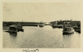 P.B. lock #1 at Canal Point in the Everglades Drainage District.