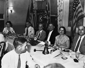 Governor & Mrs. Frederick Preston Cone at a St. Augustine Kiwanis meeting
