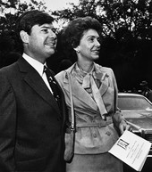 Governor-elect Bob Graham and Adele on Inauguration Day