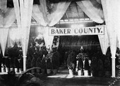 Baker County agricultural exhibition at first Florida State Fair - Tampa, Florida.