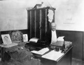 Judge Leath in his office