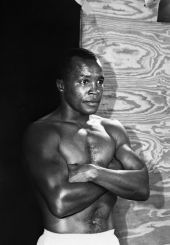 Sugar Ray Leonard while in training for fight with Tommy Hearns - West Palm Beach
