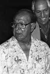 Angelo Dundee at Mickey Rourke fight - May 23, 1991