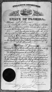 W.W. Parrish commission to Calhoun County Board of Public Instruction - December 30, 1904