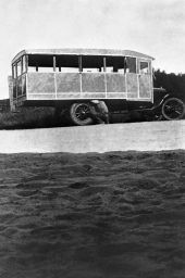 First school bus in Calhoun County