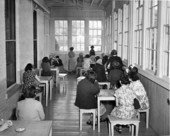 Female patients in a ward at Florida State Hospital - Chattahoochee, Florida