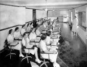 Nursing school class at Florida State Hospital - Chatahoocheee, Florida.
