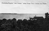 Overlooking beautiful Crescent Lake from among the orange trees - Crescent City, Florida