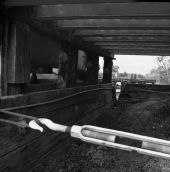 Detail of turnbuckle under bridge across the Oklawaha River - Marion County, Florida