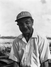 George S. Morikami on his farm - Delray Beach, Florida.