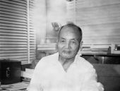 George S. Morikami in his office - Delray Beach, Florida.