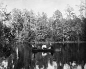 People in rowboat on Dream Lake - Apopka, Florida