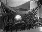 Agricultural display in the Florida Pavilion - Chicago, Illinois