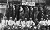 Atlantic goliath grouper caught in the Halifax River displayed at Gene Johnson's Tackle Shop - Daytona Beach, Florida.
