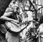 Banjoist at Florida Folk Festival - White Springs, Florida