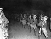 Florida National Guard unit on night march