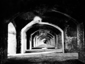 Interior of Fort Jefferson - Garden Key, Florida