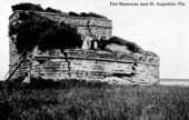 Ruins of Fort Matanzas near St. Augustine, Florida