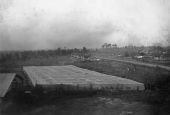 View of seedbed and tenant houses from water tower - Hardaway, Florida