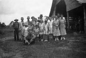White farm workers at A.H. Campbell's annual dinner - Hardaway, Florida