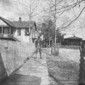 Man on sidewalk - Harp, Florida