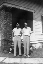 TB consultants Henry Griswold and Kirk Whitlock at public health office - Highlands County, Florida