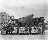 Boy Scout Troop 5 posed with truck - Hollywood