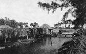 Seminole village along Tamiami Trail - Florida
