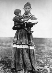 Seminole woman and child - Florida