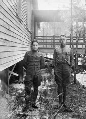 Pair of soldiers - Camp Joseph E. Johnston