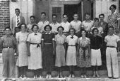 First graduating class of Duncan U. Fletcher High School - Jacksonville, Florida.
