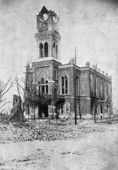 Duval County courthouse, after the Fire of 1901 - Jacksonville, Florida.