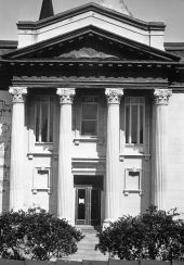 Library exterior prior to restoration.