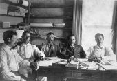 Men seated around desk in office - Jensen Beach, Florida
