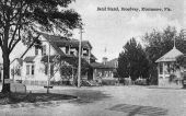 View of Broadway with bandstand at right - Kissimmee, Florida