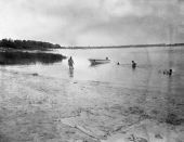 Wading in Merial Lake - Bay County, Florida