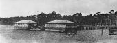 Bathing houses on the grounds of the Lanark Hotel - Lanark Village, Florida.