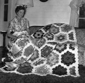Mrs. W.B. Edwards quilting